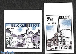 Belgium 1972 Tourism 2v, Imperforated, Mint NH, Various - Tourism - Art - Bridges And Tunnels - Unused Stamps