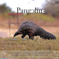 Gambia 2019 Pangolin S/s, Mint NH, Nature - Animals (others & Mixed) - Gambie (...-1964)