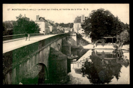 37 - MONTBAZON - LE PONT SUR L'INDRE ET L'ENTREE DE LA VILLE - Montbazon