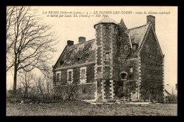 37 - LA RICHE - LE PLESSIS-LEZ-TOURS - RESTES DU CHATEAU CONSTRUIT PAR LOUIS XI - La Riche