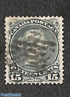 Canada 1868 15c, Perf. 12, Used, Used Stamps - Gebruikt