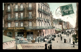 44 - ST-NAZAIRE - LA RUE DE NANTES - AQUA-PHOTO - Saint Nazaire