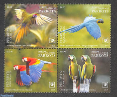 Penrhyn 2019 Parrots 4v [+], Mint NH, Nature - Birds - Parrots - Penrhyn