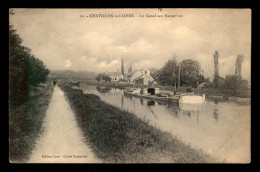 45 - CHATILLON-SUR-LOIRE - LE CANAL AUX HAUTERIVES - PENICHE - Chatillon Sur Loire