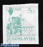 Yugoslavia 1983 Imperforated And With Certificate, Mint NH, Art - Castles & Fortifications - Nuovi