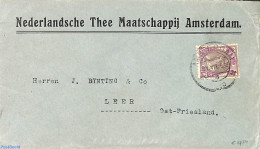 Netherlands 1900 Letter From Amsterdam To Leer (Germany), Postal History - Storia Postale