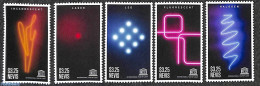 Nevis 2015 Int. Year Of Light 5v, Mint NH - St.Kitts Und Nevis ( 1983-...)