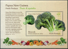 Papua New Guinea 2019. Broccoli (MNH OG) Souvenir Sheet - Papúa Nueva Guinea