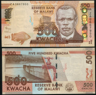 Malawi 500 Kwacha. 01.01.2012 Unc Replacement. Banknote Cat# P.61a - Malawi