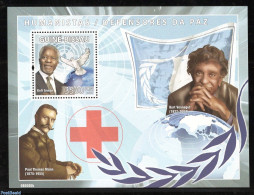 Guinea Bissau 2008 Kofi Annan S/s, Mint NH, Health - History - Various - Red Cross - Human Rights - Nobel Prize Winner.. - Rode Kruis
