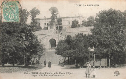 FRANCE - Brest - Les Escaliers Du Cours D'Ajot - Square Du Port De Commerce - Carte Postale Ancienne - Brest