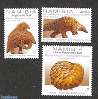 Namibia 2023 Pangolins 3v, Mint NH, Nature - Animals (others & Mixed) - Namibië (1990- ...)