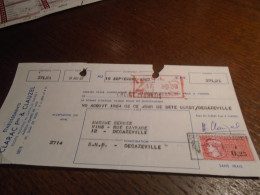1967 - HERAULT ( Sete)  Pour  AVEYRON  Decazeville ) Lettre De CHANGE  AVEC TP/FISCAL  N° 364 En FRANCS  (1412) - Lettres & Documents