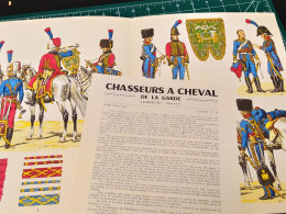 CHASSEURS A CHEVAL DE LA GARDE 1800.1815, TROMPETTES, PLANCHE N°83. L. ROUSSELOT 1963 PREMIER EMPIRE - Altri & Non Classificati