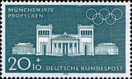 RFA Poste N** Yv: 488 Mi:625 München Propyläen (Thème) - Ete 1972: Munich