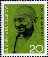RFA Poste N** Yv: 468 Mi:608 Mahatma Gandhi (Thème) - Mahatma Gandhi
