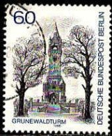 Berlin Poste Obl Yv:597 Mi:636 Grunewaldturm (cachet Rond) - Usados