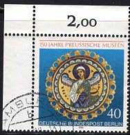 Berlin Poste Obl Yv:586 Mi:625 Orfèvrerie Medaillon Coin De Feuille (TB Cachet Rond) - Usados