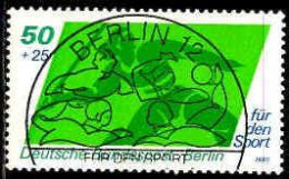 Berlin Poste Obl Yv:582 Mi:621 Für Den Sport Javelot (TB Cachet Rond) - Usati