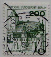 Berlin Poste Obl Yv:502 Mi:540AI Schloss Bürresheim-Eifel (Beau Cachet Rond) - Gebraucht