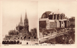 ETATS-UNIS - Cathedral Of Saint Jonh The Divine - New Yort - Multi-vues De Différents Endroits - Carte Postale Ancienne - Panoramische Zichten, Meerdere Zichten