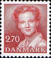 Danemark Poste N** Yv: 799 Mi:793 Margrethe II De Face - Neufs