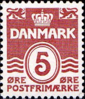 Danemark Poste N** Yv: 719 Mi:244y Postfrimærke Chiffre Sous Couronne - Unused Stamps