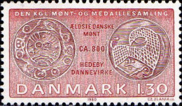 Danemark Poste N** Yv: 713 Mi:712 Monnaie Danoise En Argent - Nuovi