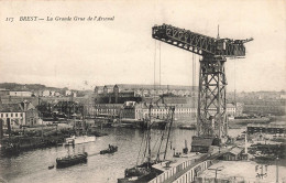 FRANCE - Brest - La Grande Grue De L'arsenal - Carte Postale Ancienne - Brest