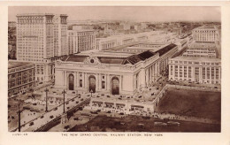 ETATS-UNIS - The New Grand Central Railway Station - New York  Vue Générale - Carte Postale Ancienne - Grand Central Terminal