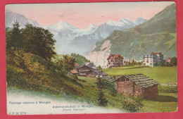 Wengen - Paysage Alpestre / Alpenlandschft - Berner Oberland  ( Voir Verso ) - Wengen