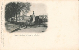 FRANCE - Vannes - La Statue De Lesage Sur La Rabine - Carte Postale Ancienne - Vannes