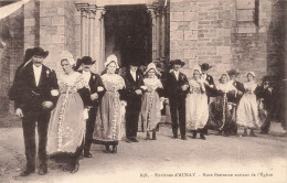 FRANCE - Environs D'Auray - Noce Bretonne Sortant De L'église - Carte Postale Ancienne - Auray