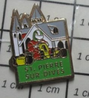 415A Pins Pin's / Rare & Belle Qualité SPORTS / AUTOMOBILE CLUB KARTING ST PIERRE SUR DIVES CALVADOS - Autorennen - F1