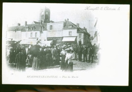 NEAUPLHE LE MARCHE EN 1900 - Neauphle Le Chateau