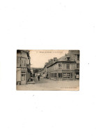 C P A  ANIMEE  BLANGY -SUR- BRESLE  LA RUE AUX SAULES   CIRCULEE  22 JUILLET 1919 - Blangy-sur-Bresle