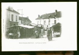 NEAUPLHE LA PLACE AUX HERBES  EN 1900 - Neauphle Le Chateau