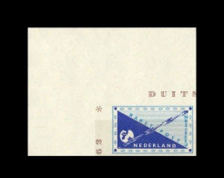 Niederlande / Netherlands: Raketenpost-Vignette / Rocket Mail Cinderella 'NRS-631 – Imperforated [space], 1962' ** - Europa