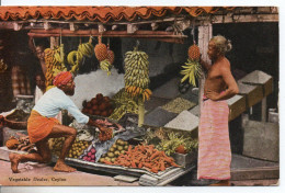 Carte Postale Ancienne Ceylan - Vegetable Dealer - Marchand De Légumes - Sri Lanka (Ceylon)