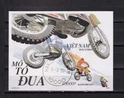 SA03 Vietnam 1992 Racing Motorcycles Minisheet - Vietnam