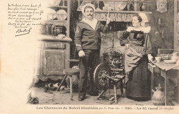 FOLKLORE - Musique - Les Chansons De Botrel Illustrées - Le Fil Cassé - Carte Postale Ancienne - Muziek