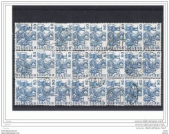 SVIZZERA:  1977  DEFINITIVA  -  80 C. BLU  GRIGIO  US. -  RIPETUTO  24  VOLTE  -  YV/TELL. 1040 - Gebraucht