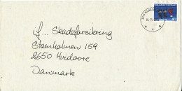 Greenland Cover Sent To Denmark Kangerlussuaq 10-11-2000 Single Franked - Cartas & Documentos