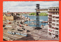 04589 / STOCKHOLM Sweden Slussen Med KATARINAHISSEN Ascenseur Catherine 1960s PRESSBYRAN F-2015 Sverige Suède Swedish - Suecia