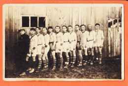 04742 / Carte-Photo Equipe De Foot Footballeurs 1920s  - Fussball