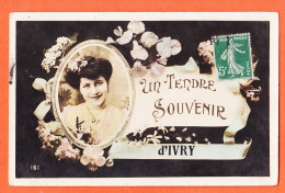 04969 / Rare IVRY 94-Val De Marne Un Tendre Souvenir Portrait Femme 1910s à Antonin TOURNAN  - Ivry Sur Seine