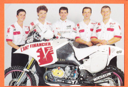 04780 / Moto BMW G/S PARIS-DAKAR 1987 Team ECUREUIL L' AMI FINANCIER POLI-HUTIN-LOIZEAUX-BACOU-JOINEAU - Motociclismo