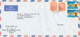 UAE Dubai Air Mail Cover Sent To Denmark 31-10-1976 - Dubai