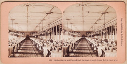 04585 / U.S.A KILBURN 1882 SARATOGA HOTEL GRAND UNION Dining Hall Largest Dining Hall In The World Photo Stereoview 3116 - Stereoscopio