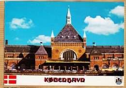 04671 / Danmark COPENHAGEN Main Station Hauptbahnhof Hovedbanegard Gare Denmark COPENHAGUE 1970s - Dänemark